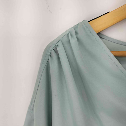 ショコラフィネローブ chocol raffine robe イージーケアVネックブルゾン レディース FREE